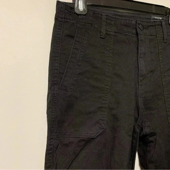 Vince black pants zip details  ankle - Picture 4 of 11